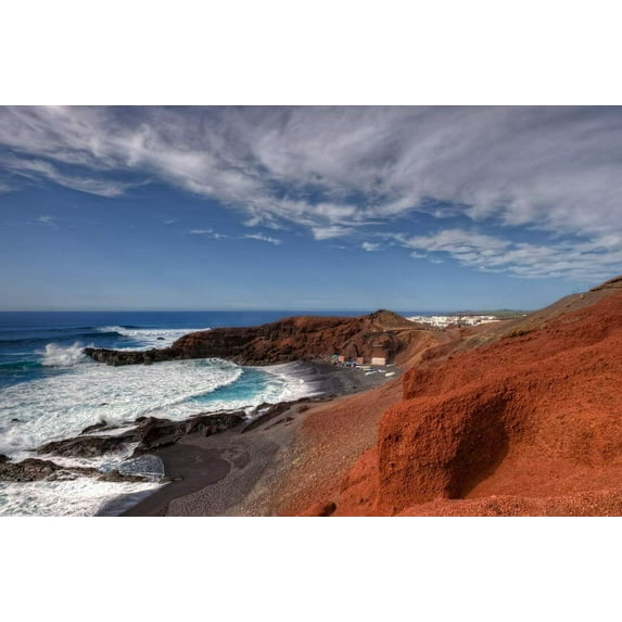 "El Golfo, Lanzarote - CANVAS OR WALL ART PRINT"