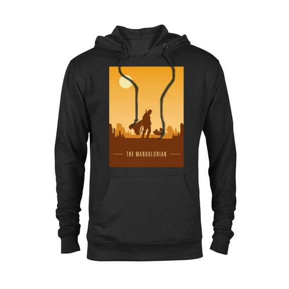 Star Wars The Mandalorian and The Child Poster - Pullover Hoodie for Adults - Customized-Black