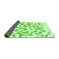 thumbnail image 2 of Ahgly Company Indoor Rectangle Abstract Green Modern Area Rugs, 2' x 4', 2 of 4