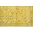 thumbnail image 1 of Ahgly Company Indoor Rectangle Contemporary Yellow Abstract Area Rugs, 2' x 4', 1 of 6