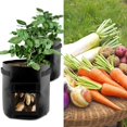 thumbnail image 2 of Bolsas de cultivo de patatas, paquete de 2 bolsas de 7 galones para plantas, macetas de tela PE, bolsas para plantas de tomate, bolsas para jardín vegetal engrosadas Fason LL-0825, 2 of 6