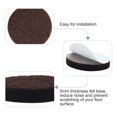 thumbnail image 5 of 27 Pack Felt Furniture Pads Round 7/8" Dia Floor Protector for Chair Desk Leg, 5 of 7