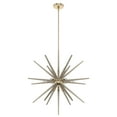 thumbnail image 2 of Hunter - Jupiter Star 18-light Alturas Gold, Extra Large Pendant Light, Dimmable, Sputnik Shaped, for Bedrooms, Dining, Living Rooms - 19343, 2 of 7