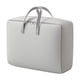 thumbnail image 2 of Bolsa de almacenamiento de algodón beige resistente | Asas reforzadas | Bolsa impermeable semirrígida para ropa mantas Juguetes ropa de cama | Doble cremallera | 70x52x28 cm | Organizador plegable, 2 of 9