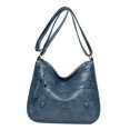 thumbnail image 3 of Bolso de hombro de mujer de alta calidad con múltiples bolsillos correa ajustable monedero de viaje suave Azul Yuyangstore Bolso de mujer, 3 of 8