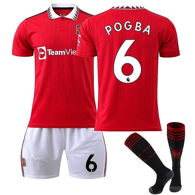 2022-2023 New Manchester United Kits de camiseta de fútbol Camiseta de fútbol para adultos Camiseta de entrenamiento Uniformes de fútbol para niños-POGBA 6-L BmatwkZeng Bmatwk Jersey