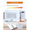 thumbnail image 4 of Commercial Chef CHM770W 0.7 Cubic Feet Microwave Oven, White, 4 of 8