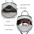 thumbnail image 2 of Lovevook Backpack Purses for Women,Vintage Women Teacher Laptop Backpack Nurse Bag, Multi-Function Work Travel Daypacks College Book Bag with USB Port, 2 of 7