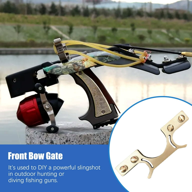 Launcher DIY Bow Sight Slingshot Accessories 304 Stainless Steel Silver  Outdoor Fishing Gear 10 X 5 X 1cm 