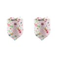 thumbnail image 3 of Greeniant Pet Slobber Tie Bufanda Pañuelo Toalla ajustable Regalo de vacaciones Baberos Blanco Blanco 2piezas Greeniant CBP281141, 3 of 6