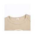 thumbnail image 4 of Honganda Bébé Unisexe Casual Romper, Manches Courtes Col Rond Arc-en-Ciel Motif Long Bodysuit, 4 of 9