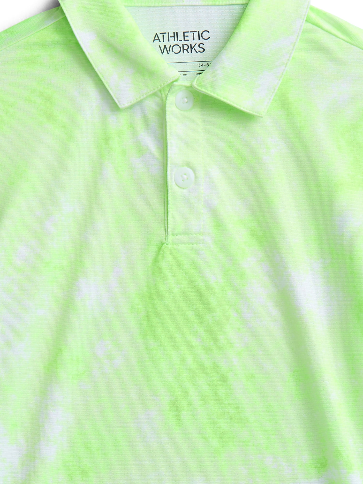 Athletic Works Boys Short Sleeve Polo, Sizes 4-18