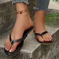 thumbnail image 6 of Women's Flip-Flop Sandals, Open-Toe Soft-Soled Beach Slippers, Comfortable All-Match Summer Footwear, 6 of 8
