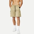 thumbnail image 2 of JIKNTTR Men's Cargo Shorts Relaxed Fit Casual Summer Short Shorts Casual Cotton Shorts Work Short For Outdoor Summer Beach Shorts with Pockets, 2 of 8