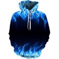 thumbnail image 1 of "Xishao Sudadera con Capucha De Llamas Coloridas para Hombre Y Mujer, Ropa De Abrigo Fluorescente 3D, Chaqueta Divertida Negra, Otoño E Invierno" Xishao ropa, 1 of 2