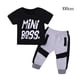thumbnail image 4 of Jumpingount 2 uds., conjunto de bebé, camiseta de niño, camiseta de manga corta, pantalones, camiseta de manga corta, pantalones, ropa de verano conjuntos de ropa Negro 100cm Jumpingount AP003141-03, 4 of 6