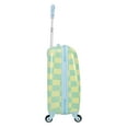 thumbnail image 6 of CRCKT Kids Boy 21" Checker Hardside Carry-on Luggage With 360 Spinner Wheels, Buzzing Bees, Neon Yellow and Blue, 6 of 10