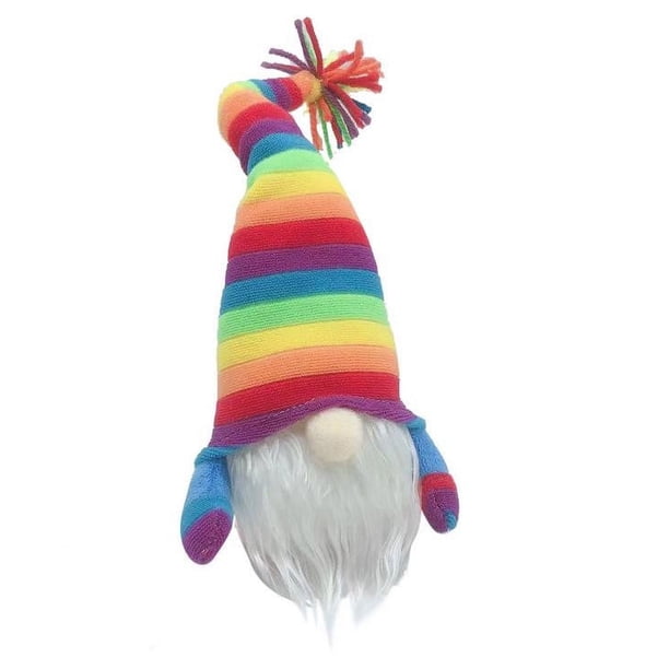 Xihbxyly Gnomo Colorido, Decoración Festiva para Ventana, Encantador Diseño de Sombrero Sin Rostro, Vibrante Adorno para Mesa, Decoración para Fiestas, Diseño Tradicional, Tamaño Mediano, Juego de 1