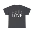 thumbnail image 2 of LOVE Hand Shirt-Gift for Husband Wife Couple Unisex Heavy Cotton, 2 of 10