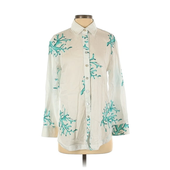 Pre-Owned Finley Women's Size S Long Sleeve Button-Down Shirt