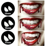Vampire Teeth Set for Halloween Cosplay Party Favors 6 Pairs, 3 sizes