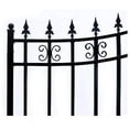 thumbnail image 4 of TAIMCO Galvanized Steel Driveway Dual Swing 3.6 X 1.8 Meters Gate, St.Petersburg Style, 4 of 6