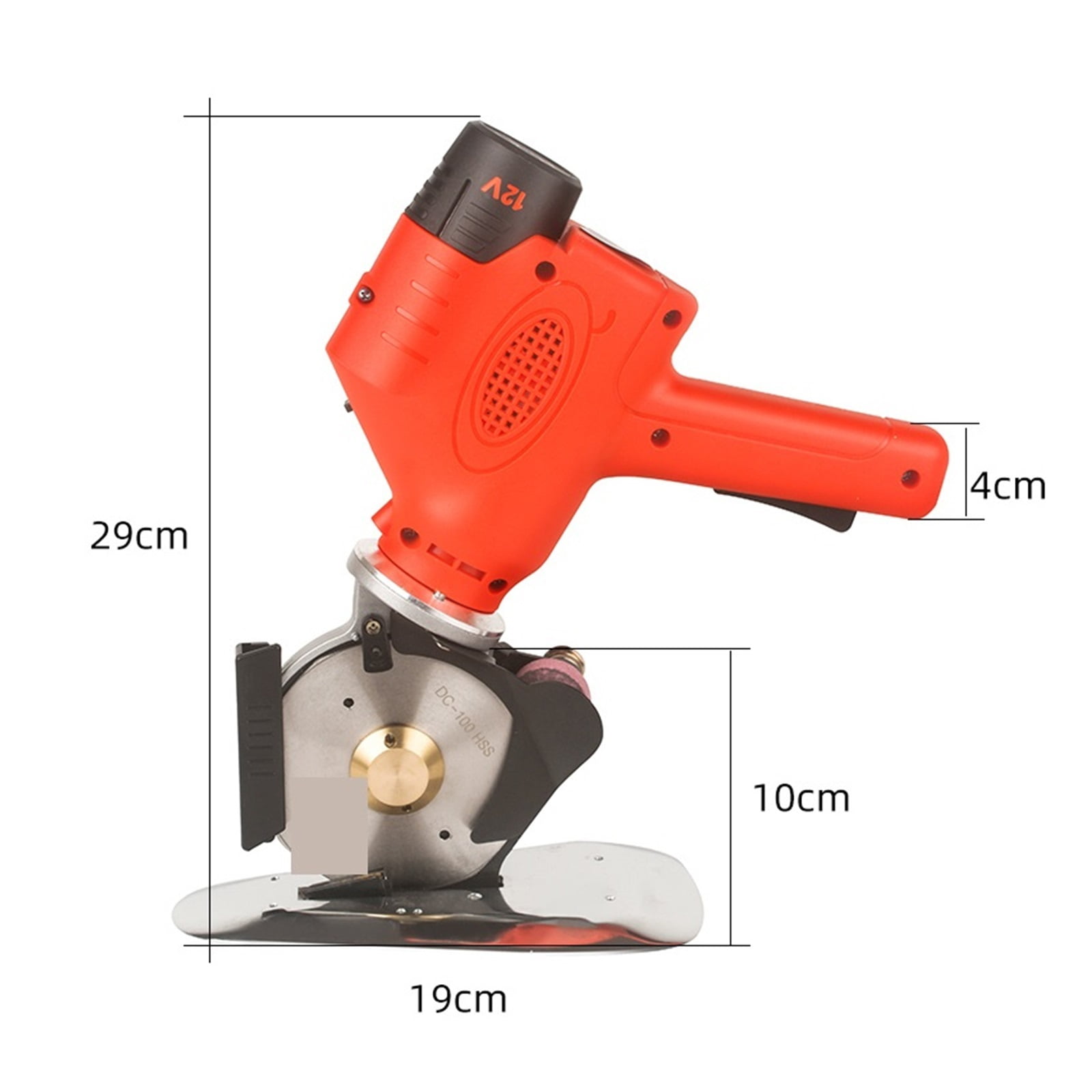 Electric Scissors Cutting Cloth Machine Electric Round Scissors Rechargeable Fabric/Leather/Cloth Sewing Cutting Sewing Shear ,Complete Accessories