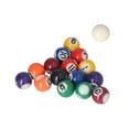 thumbnail image 2 of Mini Pool Balls, Mini Billiard Ball Complete 16 Balls Professional Ergonomic 25mm  For Mini Pool Tables, 2 of 8