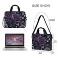thumbnail image 3 of FORMRS 16" Laptop Bag Carrying Sleeve Case with Handle Travel Shoulder Briefcase, Roses and Pearls, 3 of 8