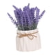 thumbnail image 1 of Planta de lavanda en maceta, plantas de imitación, maceta de cerámica decorativa hecha a mano Estilo B, 1 of 9