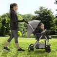 thumbnail image 5 of Jeep Unlimited Reversible Handle Stroller, Grey Tweed, 5 of 13