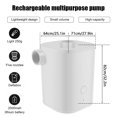 thumbnail image 4 of Portable Air Pump with 5 Nozzles 2500mAh USB Rechargeable Electric Mini Air Pump 30000rpm Wireless Mini Inflator Air Pump Tiny Portable Pump with Overheat Protection, 4 of 11
