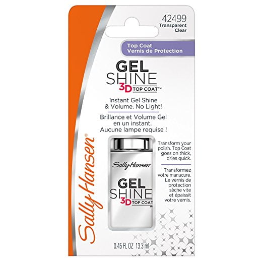 Hansen Treatment Gel Shine 3D Top Nail Polish, 0.45 fl oz Walmart.com