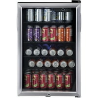 Haier 150 Can Locking Beverage Center HEBF100BXS, Stainless Steel