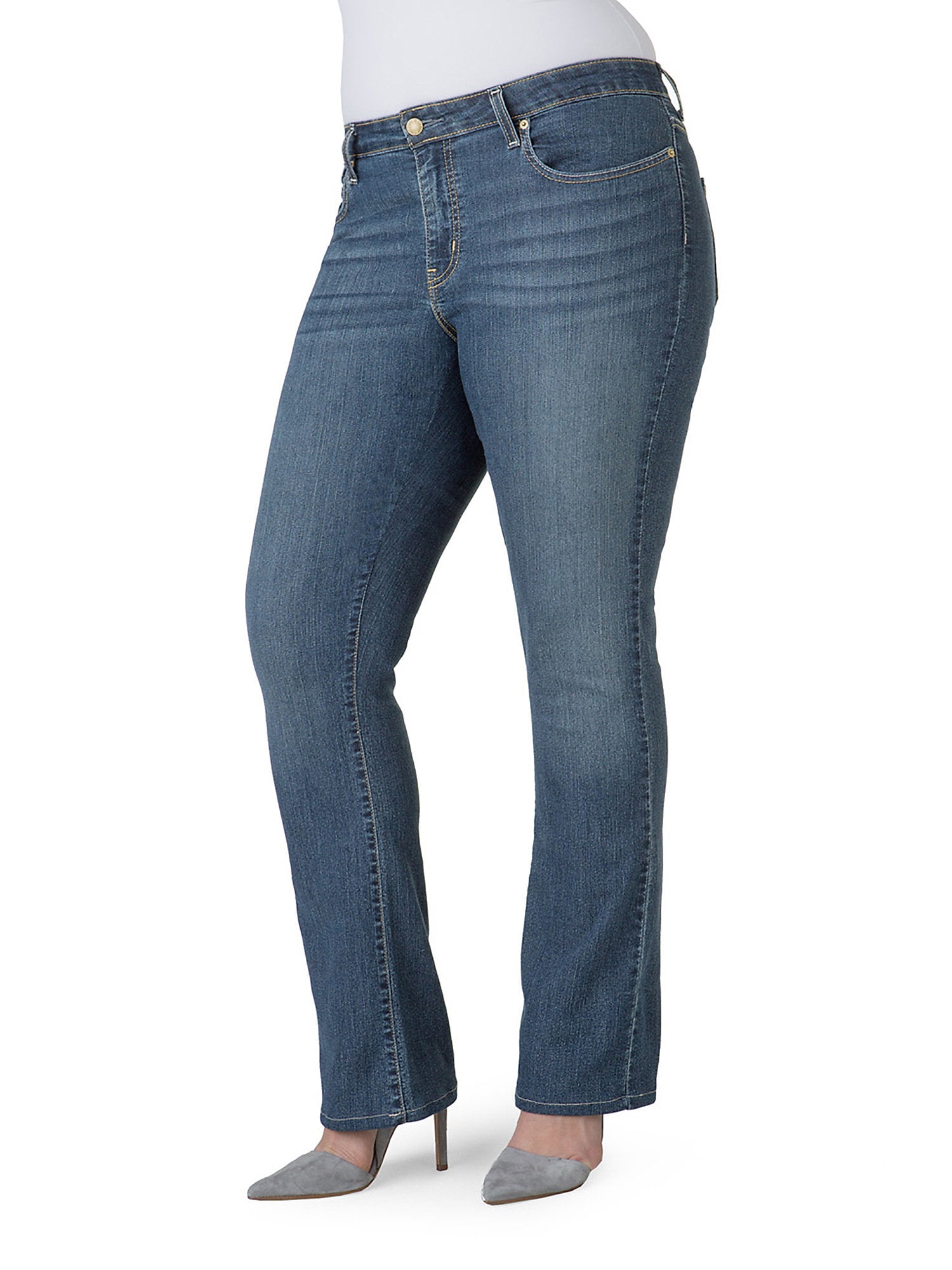 signature modern bootcut jeans