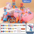 thumbnail image 3 of 351pcs STEM Learning Toys - Unleash Your Child's Creative Engineering Potential with Electric Drill DIY Educational Set!, 3 of 5
