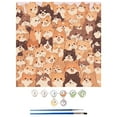 thumbnail image 1 of Cute Cat Digital Oil Paint By Numbers 20cm Canvas Living Decor Painting Room Wall Frame, 1 of 8