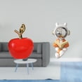 thumbnail image 2 of Estatua de , figura de cerámica, escultura de fruta artificial, artesanía, adorno de resina único, adecuado para sala de estar, dormitorio,, 2 of 8