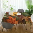 thumbnail image 3 of Yayeee Tablecloths 54" x 72" Rectangle Wrinkle Resistant Party Table Cover, Colorful Autumn Leaves, 3 of 8