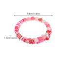 thumbnail image 2 of WORGEOUS  Valentines Day Accessories Jewelry Lover Heart Beaded Bracelet Pink, 2 of 8