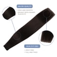 thumbnail image 4 of COOKAYU Tape in Hair Extensions Human Hair Brown 14 Inch Remy Human Hair Tape in Extensions Seamless Tape in Human Hair Extensons Darkest Brown 20 Pieces 3, 4 of 6