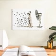 thumbnail image 3 of Elephant Stock Windblown Dalmatian Spots Wall Art - Horizontal Canvas Wall Art - Living Room Wall Decor - Humor Canvas - Gray And Beige Decor - 12" x 8", 3 of 8