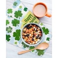 thumbnail image 3 of St. Patrick's Day Kitchen Dish Towels for Drying Dishes Set of 3, Spring Lucky Green Shamrock Cloud Blue Waffle Weave Microfiber Hand Tea Bathroom Towels Quick Dry & Absorbent Towel 12x12, 3 of 7