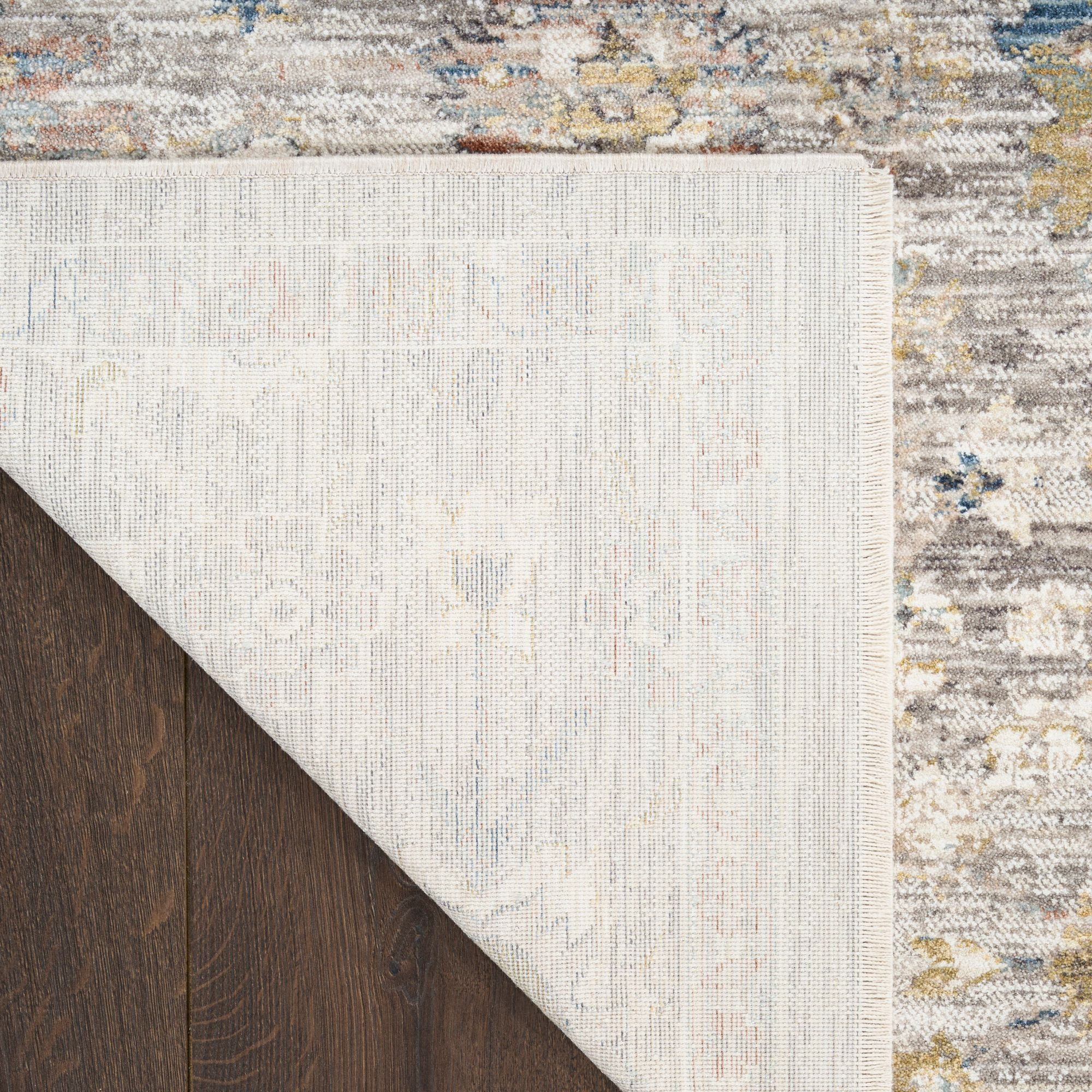 Nourison Heirloom Blend 5'3" x 7'10" Grey Vintage Indoor Rug