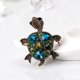 thumbnail image 5 of Mar Animal Tortoise Crystal Brooch Badge Jewelry - Sunnimix Pin de broche de tortuga, 5 of 8