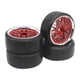thumbnail image 2 of 4 piezas 1:10 1/10 RC de de rueda Anti-vibración plástico deportes mejora bujes piezas RC neumáticos modelo de neumáticos para TT02 rojo Sunnimix Neumáticos de coche RC, 2 of 3