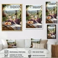 thumbnail image 4 of Designart "Romantic Vineyard Vista I" Vineyard Floater Framed Wall Art Prints, 4 of 5