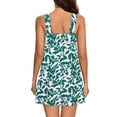 thumbnail image 4 of Birdeem Dresses for Women Womens Fashionable Printed Camisole Round Neck Backless Sleeveless Ruffled Dress, 4 of 12