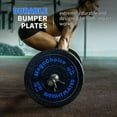 thumbnail image 2 of 1 Pcs Bumper Plates,2 Inch 45LB Rubber Weight Plate for Weight Lifting Strength Training Home Gym, 2 of 6