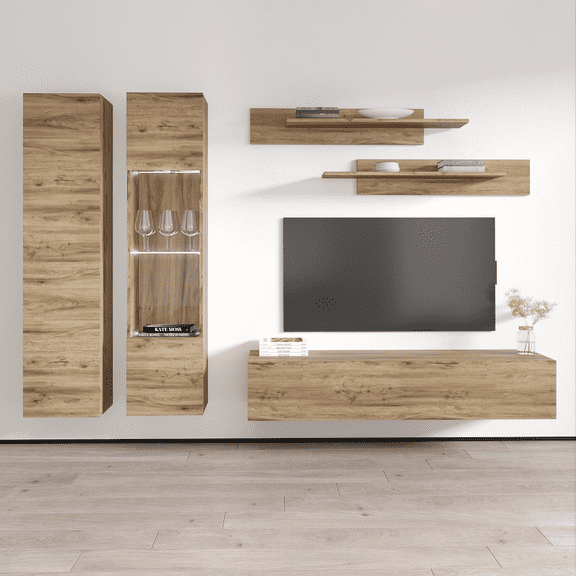 Fly A5 30TV Wall Mounted Floating Modern Entertainment Center